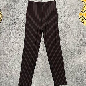 Pinstripe Work Leggings